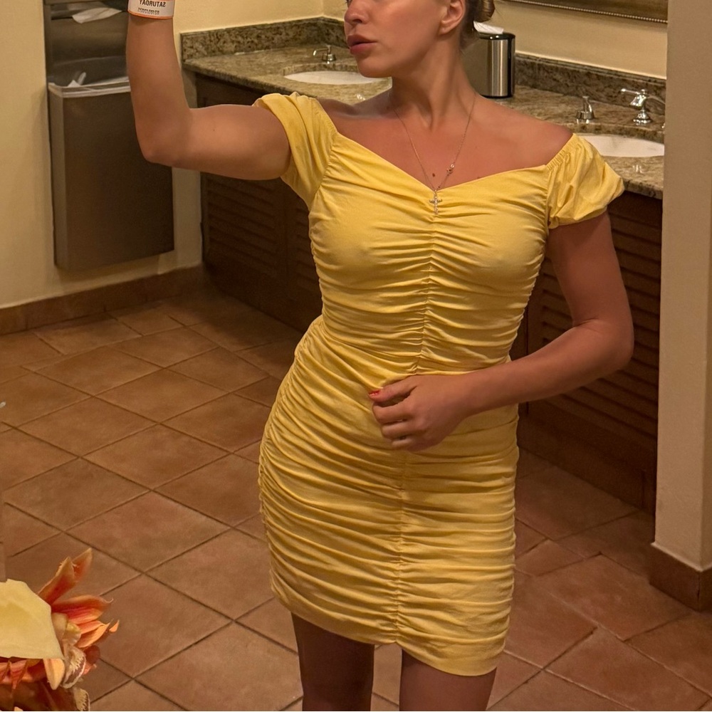 Yellow dress